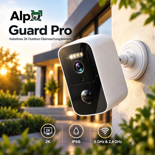 Alpx Guard Pro – Kabellose 2K Outdoor-Überwachungskamera
